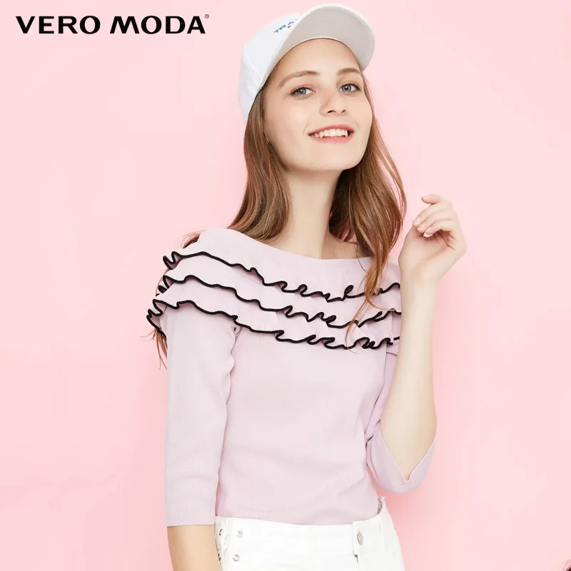 Vero Moda New Flat Shoulder knit Sweater | 318324532 Женская одежда
