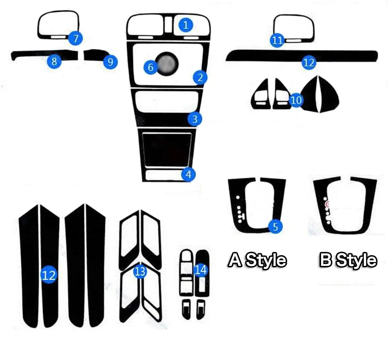 Автомобильный-Стайлинг, новинка, 3D, углеродное волокно, Автомобильный интерьер, центральная консоль, изменение цвета, молдинг, наклейки, наклейки для VW Golf 6