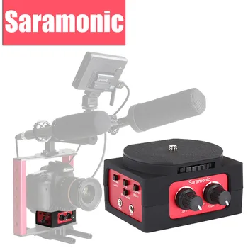 

Saramonic SR-AX101 2-Channel Audio Mixer Microphone Adapter with XLR & 3.5mm Interface for Canon Nikon Panasonic DSLR Camcorder