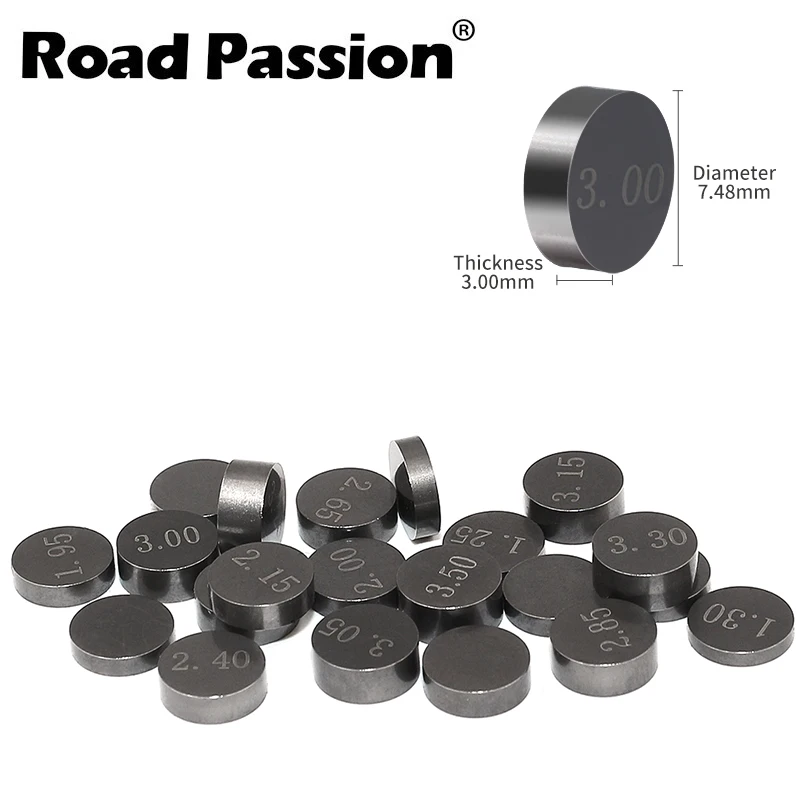 Road Passion 188 pcs Motorcycle 7.48mm 7.48 mm Diameter Valve Shims For