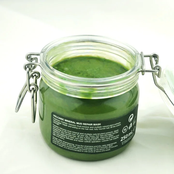 Murah PURC masker Rambut 250 ml perbaikan lumpur mineral vulkanik masker untuk rusak kelembaban rambut dan PURC Maroko argan minyak rambut 100 ml perawatan rambut