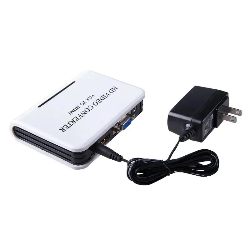 1080P Аудио VGA к HDMI HD HDTV видео преобразователь адаптер для ПК ноутбука
