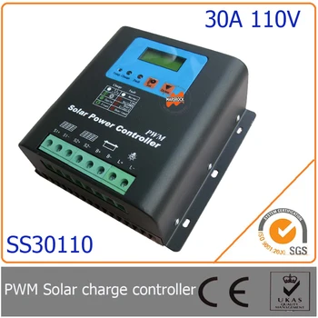 

30A 110V PWM Solar Charge Controller with LED&LCD Display, Auto-Identification Voltage, MCU design with excellent performance