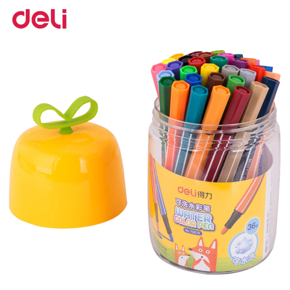 

12/18/24/36 colors quality watercolor marker pen for school kid drawing supply manga comic art marker set with WJ-SMTG255