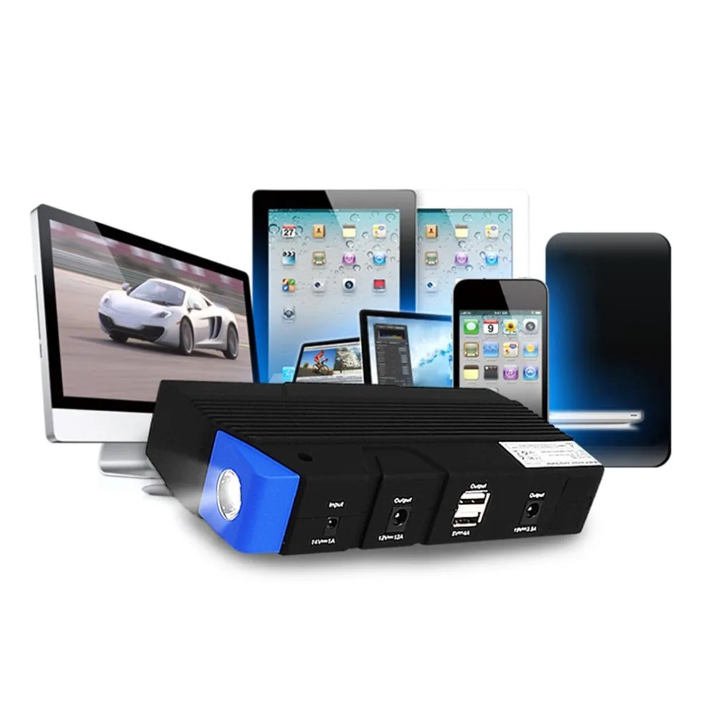 

12V 68800mAh Portable Car Jump Starter USB Output Fast Charging Battery Power Bank Multifunction Car Charger Power Supply
