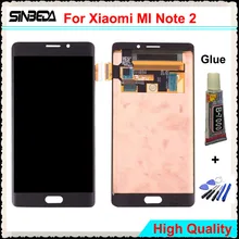 Sinbeda 5.7″ LCD For Xiaomi MI Note 2 LCD Display Touch Screen Panel Digitizer Assembly Replacement For MI Note 2 Black/Silver