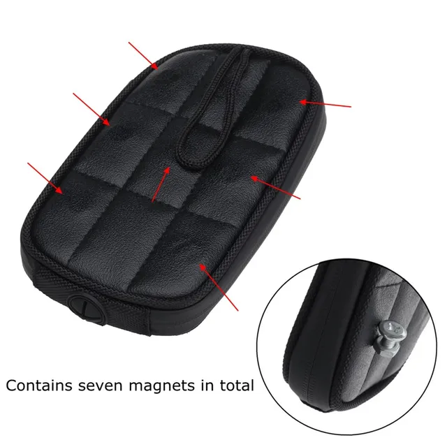 Mofaner Universal Black Motorcycle Tank Bag Magnetic Gas Clear Bags For Cell Phone Case Holder Mount