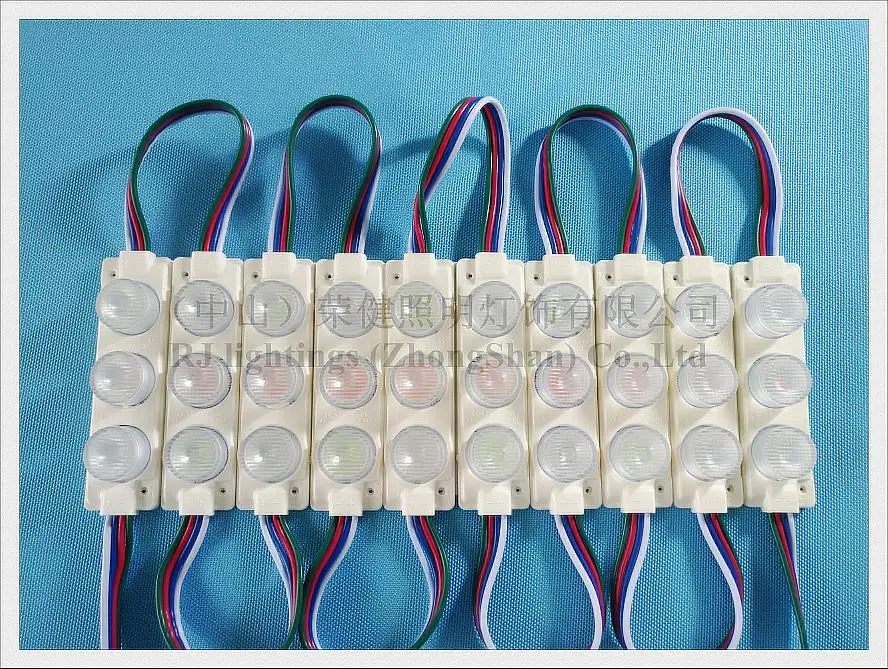 led module light injection 3030 3 led rgb (3)
