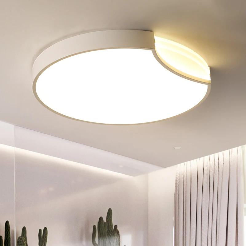 

LED living room ceiling lamps Modern luminaires home fixtures children bedroom Ceiling lighting iron Acrylic ceiling lights