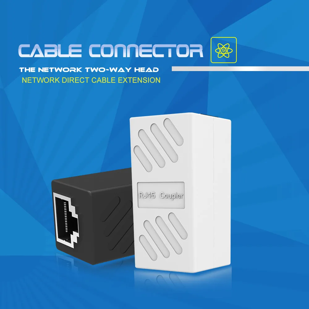 Extender RJ45 кабель Ethernet конвертер женщины к Женский сетевой разъем адаптера Муфта Расширение Конвертер муфта