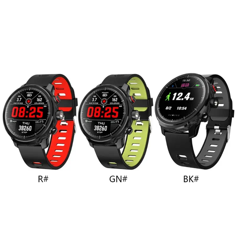 

L5 Smart Watch MenIP68 Waterproof Heart Rate Fitness Tracker Message Call Reminder Weather Multiple Sport Smartwatch