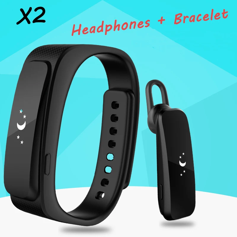 X2 font b Smart b font Talk Band Bracelet Bluetooth 4 0 Daily Waterproof 0 91