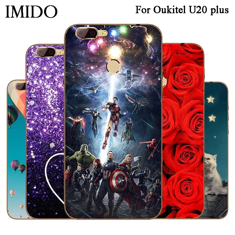 Чехол для телефона Oukitel U20 Plus из мягкого силикона и ТПУ с крутым рисунком Чехлы