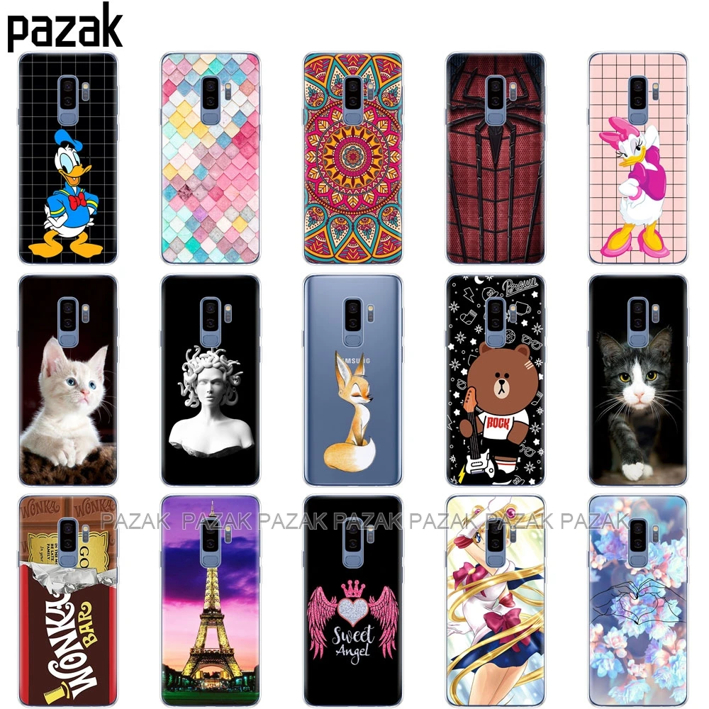 

Silicone phone Case For Samsung Galaxy S9 / S9 PLUS Cases Cover For Samsung S9/S9 plus Phone shell new design