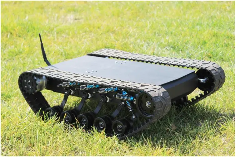 

138t Tracked Robot Tank Chassis RC Smart Crawler Tank Platform Cross-obstacle Machine with Max Load 20kg