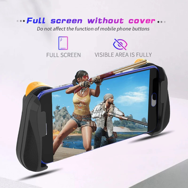 Bluetooth 4.0 Gamepad PUBG Controller PUBG Mobile Triggers Joystick Wireless Joypad For iPhone XS F