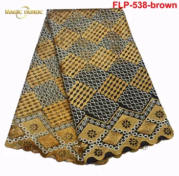 

Latest Net French Lace Material High Quality French Net African Lace Fabric With Stone and beads Nigerian Wedding FLP-538