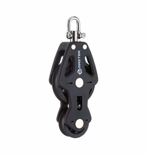 

Sailboat Hardware 60mm 2 1/3" Single Swivel Shackle Fiddle Plain Bearing Block Master BP-0619F