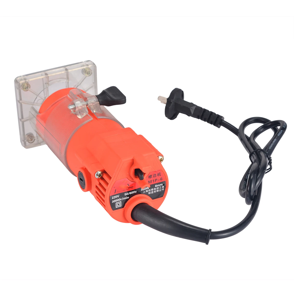 3000rpm 220V 300W Trim Router Edge Woodworking Tool Electric Wood Trim Clean Cutter Power Tool Set
