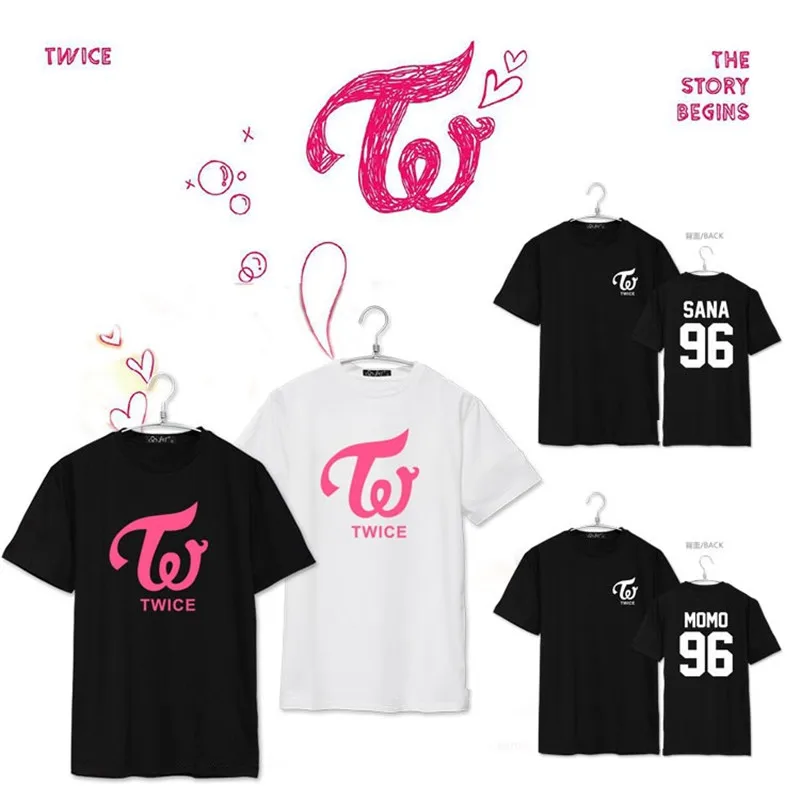 KPOP TWICE CHEER UP MOMO SANA альбом Mina, рубашки, K-POP,, повседневная хлопковая футболка, футболка с коротким рукавом, топы, футболка, DX265