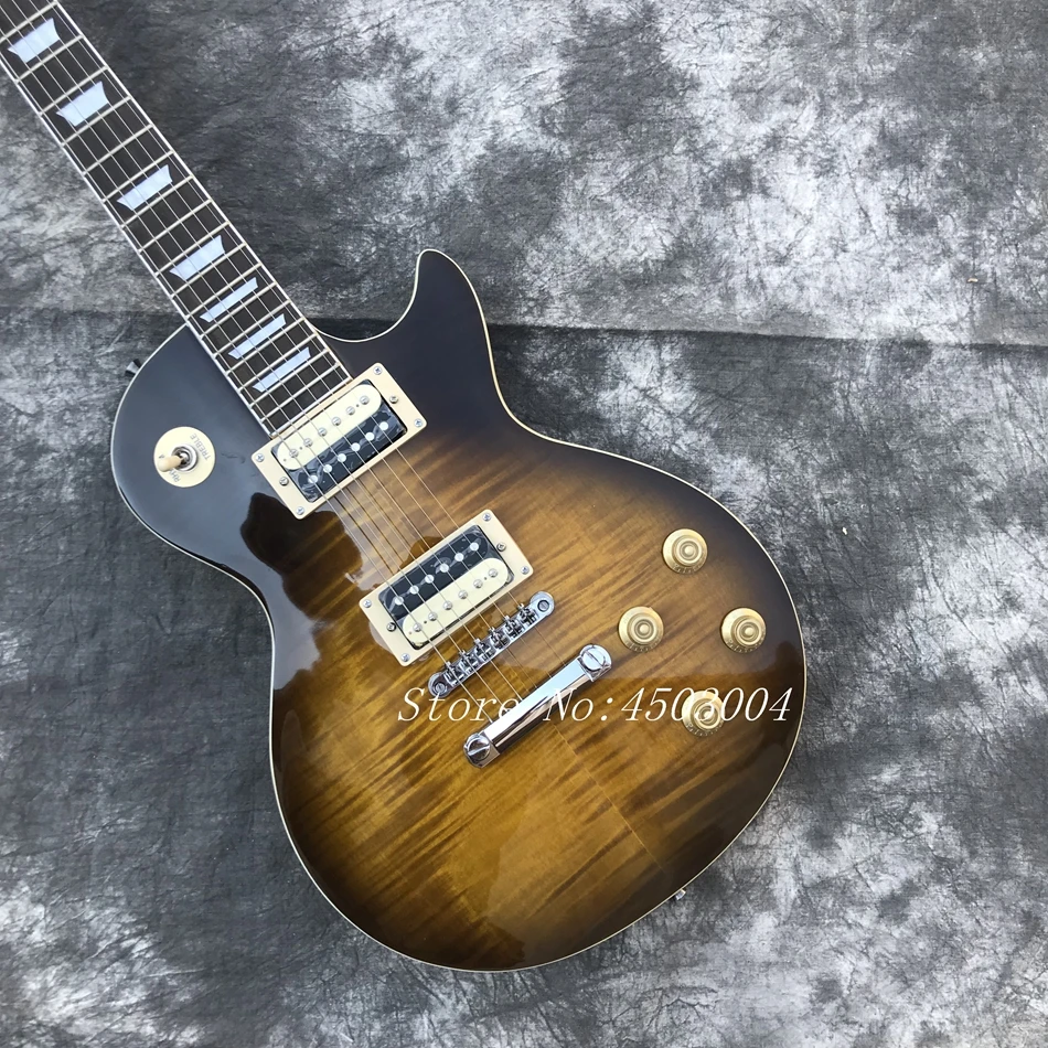 Wholesale custom shop 1959 R9 tiger flame electric guitar, electric guitar standard LP 59 free shipping Wholesale custom shop 1959 R9 tiger flame electric guitar, electric guitar standard LP 59 free shipping
