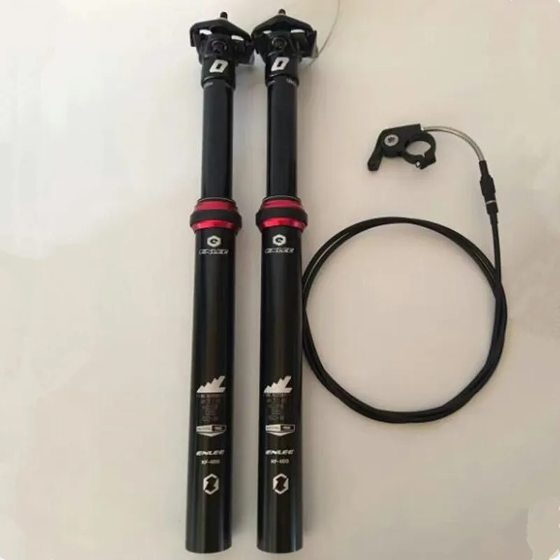 MTB alloy shock absorber seat post cycling mountain bike remote control