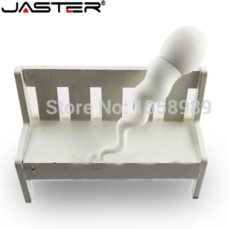 JASTER usb 2 0 флэш накопитель для спермы белый маленький диск памяти милый