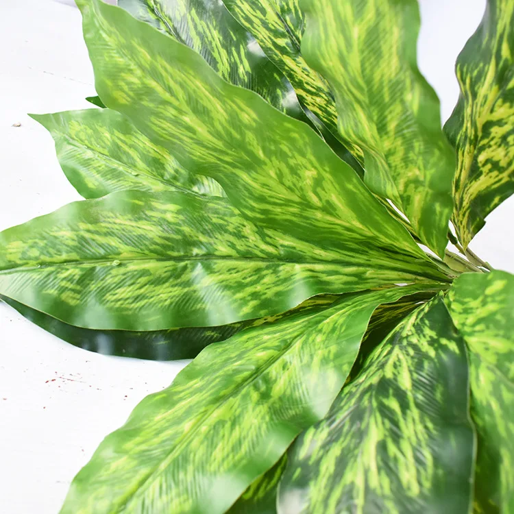 50 см искусственная трава бонсай растения домашний стол декор большая искусственная зеленая трава пластиковые листья искусственная растение