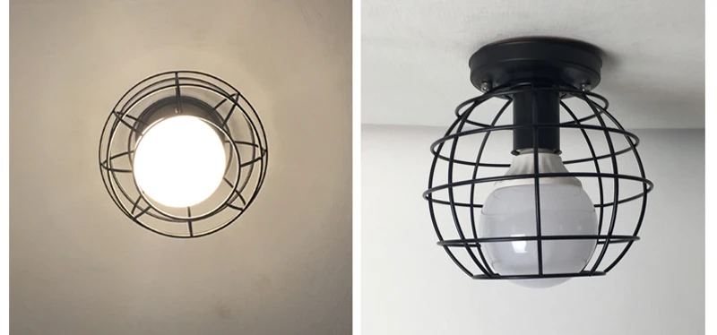 Lâmpada do Teto para Sala Sala de Estar Forjado do Vintage Corredor para Sala de Estar Luz de Teto de Estar Quarto Nordic Ferro Retro Corredor Corredor para Bar 11 para sala estar barra luz teto