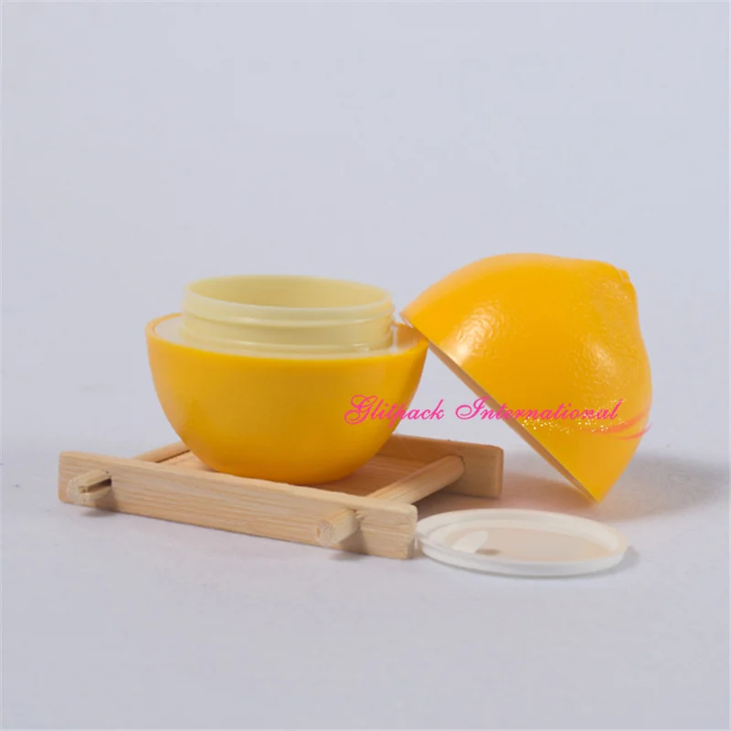 lemon shape cream jars