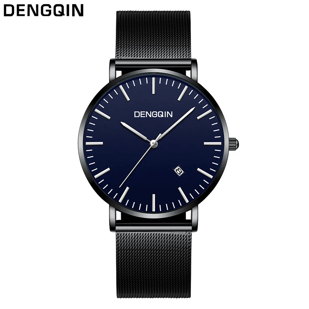 

Men Fashion Military Stainless Steel Analog Date Sport Quartz Wrist Watch Relogio Masculino Fashion male clock Brand Luxury Male