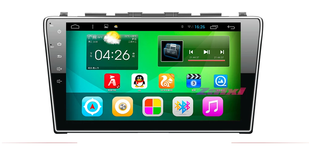 Top ZaiXi Android 2 Din Car radio Multimedia Video Player auto Stereo GPS MAP For Honda CR-V  CRV 2007~2011 Media Navi Navigation 1