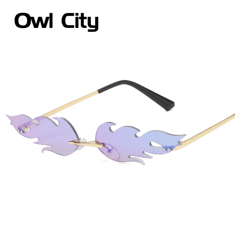 2019 Sunglasses Women Wave Rimless Sunglass Futuristic Eyewear Luxury Brand Designer Womens Shades Fashion Men Sun Glasses UV400 2019 Sunglasses Women Wave Rimless Sunglass Futuristic Eyewear Luxury Brand Designer Womens Shades Fashion Men Sun Glasses UV400