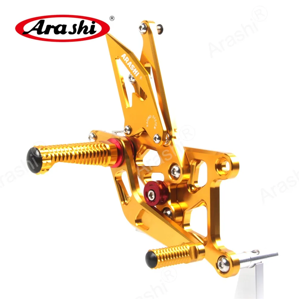 Араши CBR250R 2011- Rearset регулируемая подножка для HONDA CBR250 R CBR 250 R 2011 2012 2013 ЧПУ Rider Сзади наборы для ухода за кожей
