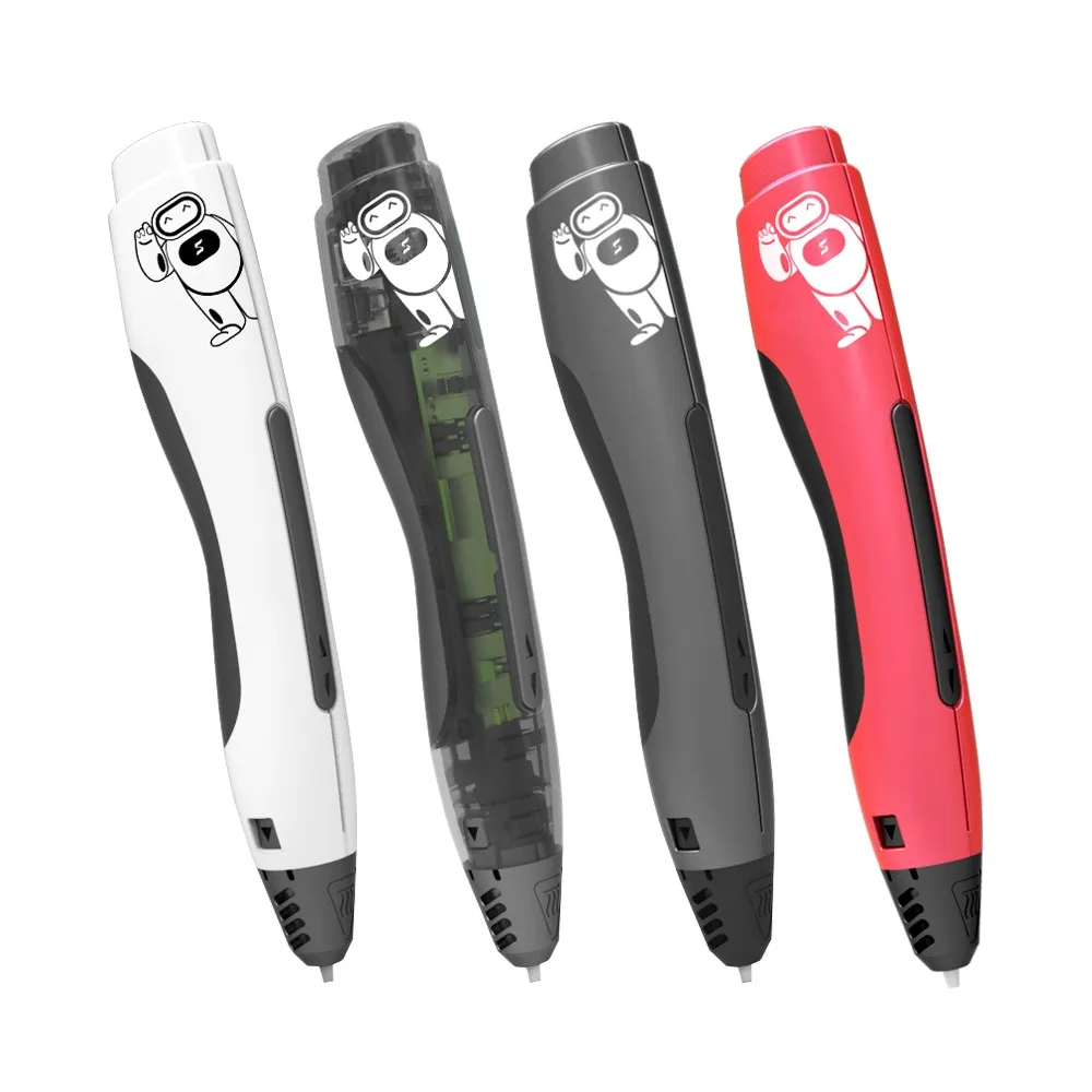 SL-400 Высококачественная интеллектуальная 3D Ручка для рисования, превосходная 3D Ручка для печати, усовершенствованная 3D Ручка с держателем безопасности