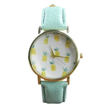 

Fashion Pineapple pattern Quartz watch Green