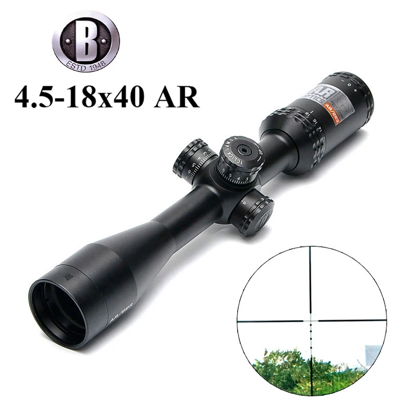 BU 4.5-18x40 AR/223 التكتيكية نطاق بندقية الهواء الطلق شبكاني البصرية البصر الصليب Riflescope طويل المسافة الصيد نطاقات BU 4.5-18x40 AR/223 التكتيكية نطاق بندقية الهواء الطلق شبكاني البصرية البصر الصليب Riflescope طويل المسافة الصيد نطاقات