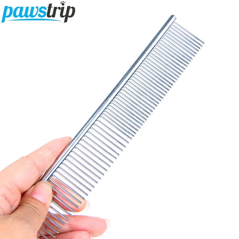 S XL Large Size Stainless Steel font b Pet b font Dog Combs Puppy Hair Trimmer