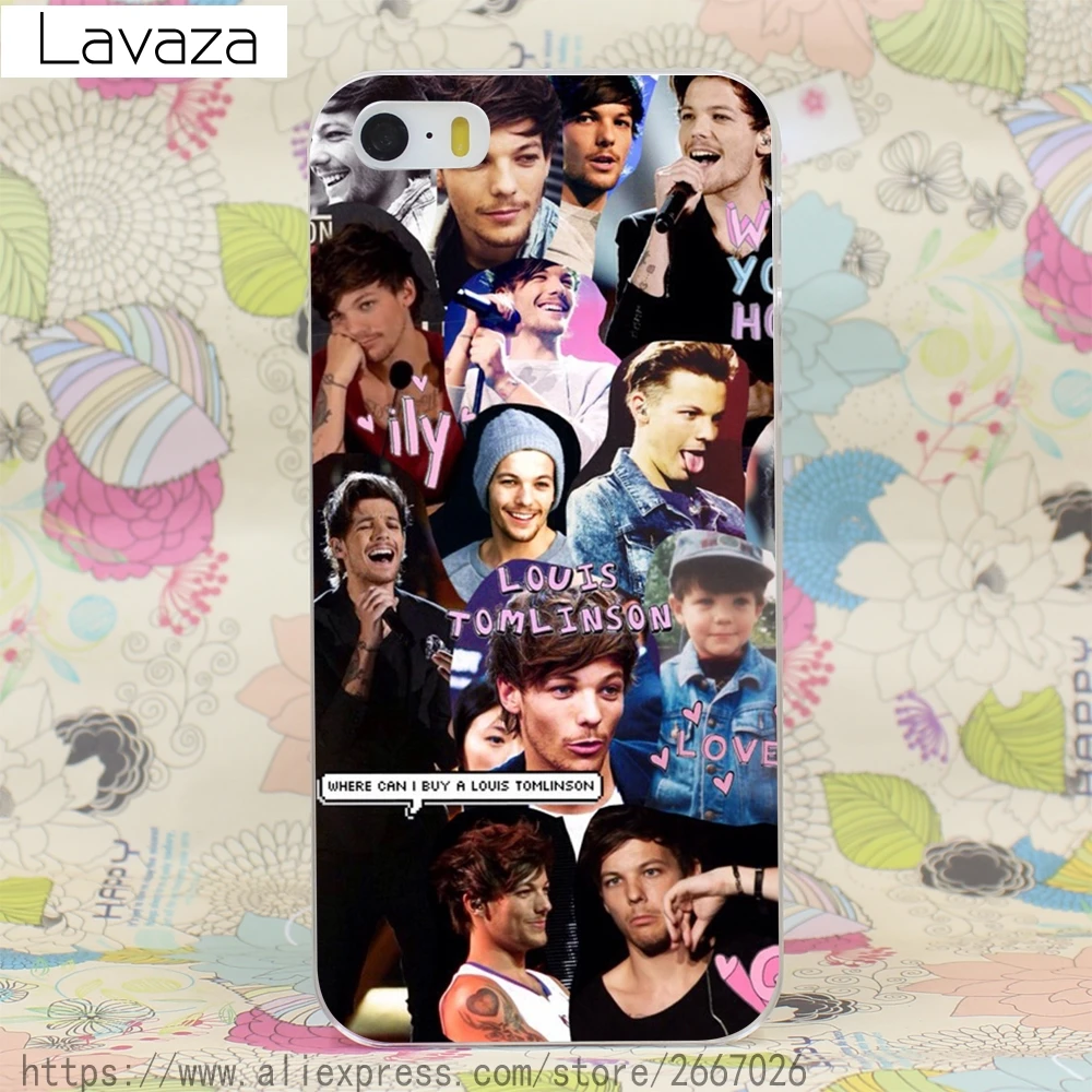 Lavaza Louis Tomlinson Hard Transparent Cover Case for iPhone X 10 8 7 6 6S Plus 5 5S SE 5C 4 4S