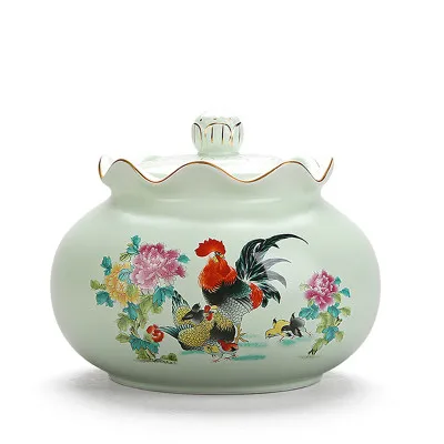 Jia-gui luo китайский Zisha керамический чайный ящик влагостойкий водостойкий хороший выбор для сбора для сухофруктов и конфет - Цвет: 6