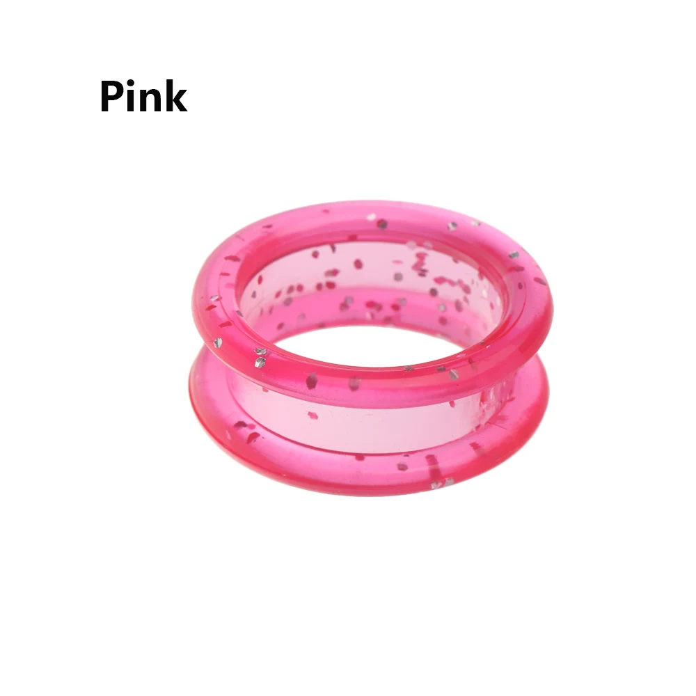 2 шт. профессиональные ножницы для ухода за домашними животными красочное кольцо набор подходит для собачья кошачья шерсть ножницы для стрижки волос силиконовые кольца - Цвет: Розовый