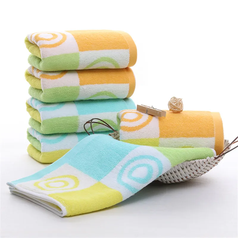 100 cotton face towel fabric and terry side 34x75cm 100g For Adults