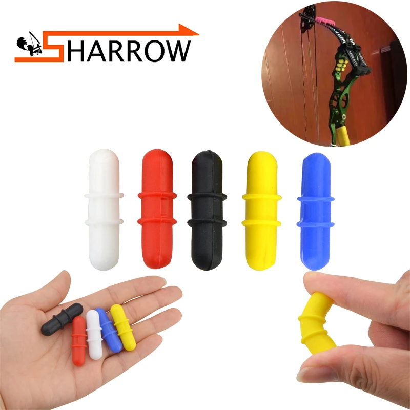 1 Set Archery Rubber Bow Piece Stabilizer Shock Absorption Balance Aid Features For Compound Bow Shooting Accessories