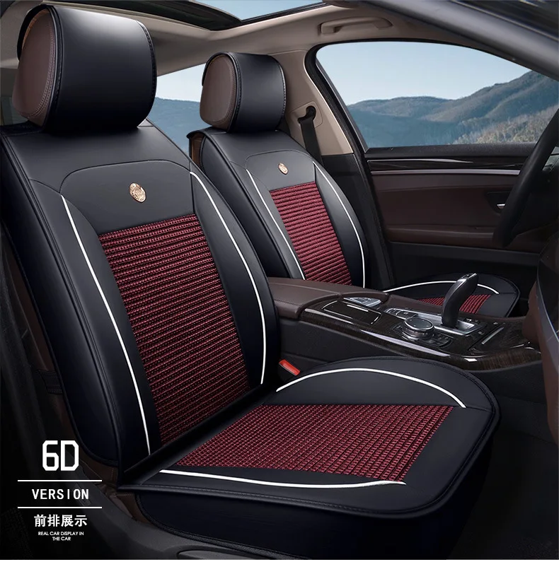 Ice silk чехол для автокресла golf 4 5 6 Volkswagen polo sedan 6r 9n passat b5 b6 b7 аксессуары Чехлы для автокресел