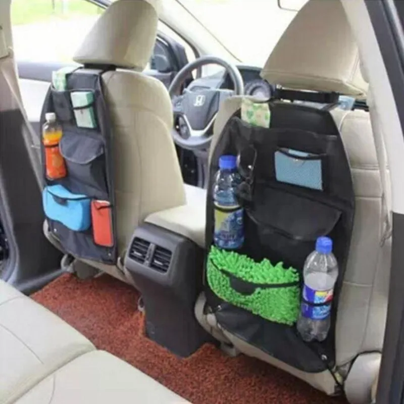 Creative Car Storage Bag Back Seat Debris Phones Snack