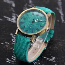 Mdnen Men Women Watches Quartz Watch Denim Design Leather Strap Male Casual Wristwatch Relogio Feminino Ladies And Female Watch