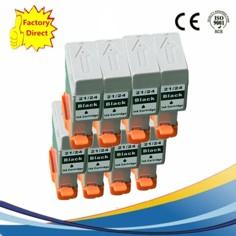 8BK BCI-21 BCI21 BCI-21BK BCI-24 струйных картриджей Замена для SmartBase MP360 MP370 MP390 MPC190 MPC190S MPC200 - Цвет: 8BK