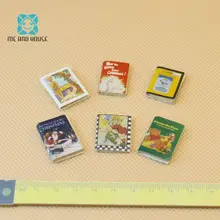 Кукольный дом аксессуары кукольный домик Миниатюрный детский маленький деревянный История Книги игрушка не может открыть