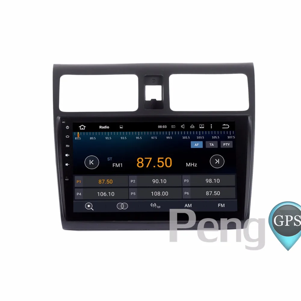 Perfect Octa Core 2 Din Stereo Android 8.0 Car Radio for SUZUKI SWIFT 2004-2010 GPS Navigation CD DVD Player FM 4