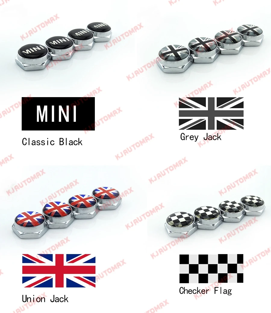 4 шт./компл. аксессуары для Mini Cooper рамка номерного знака болты колпачки F55 F56 R55 R56 R60